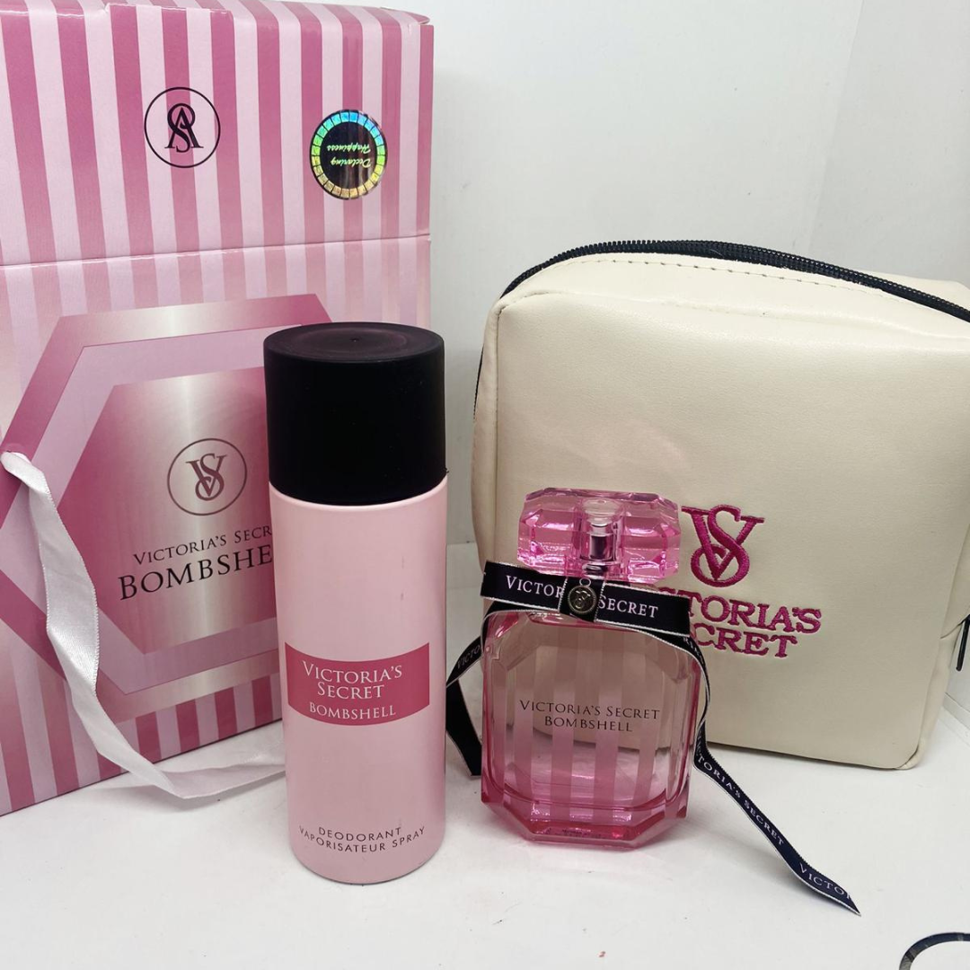 Bombshell di Victoria’s Secret Set Regalo – Profumo + Deodorante + Pochette - AntheaProfumi