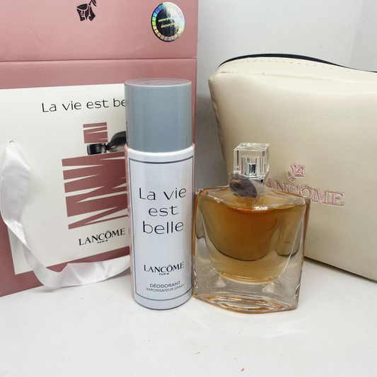 La Vie Est Belle di Lancôme Set Regalo – Profumo + Deodorante + Pochette - AntheaProfumi
